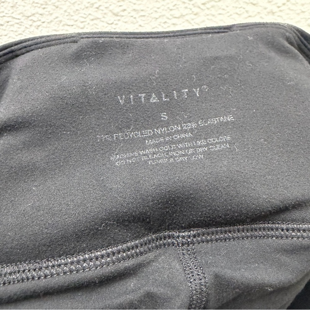 Vitality Size Small Skirt with Built In Shorts with Pockets Athletic Black Used - Picture 7 of 7
